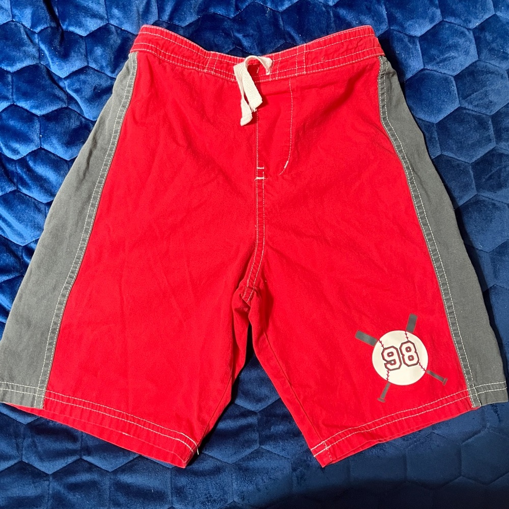 Ready for Summertime!! Red  drawstring shorts!!